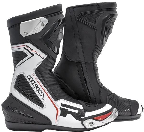 Richa Velocity WP Boots - Black/White 3 Richa Velocity WP Boots - Black/White