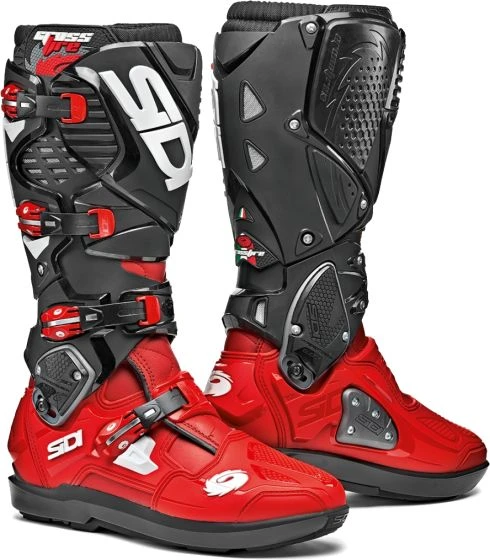 Sidi Crossfire 3 SRS Boots - Red/Black 3 Sidi Crossfire 3 SRS Boots - Red/Black