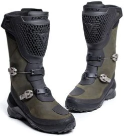 Dainese Seeker Gore-Tex Boots - Black/Army Green -Cheap TCX || Sidi || RST Store dainese seeker gore tex boots blackarmy green 5