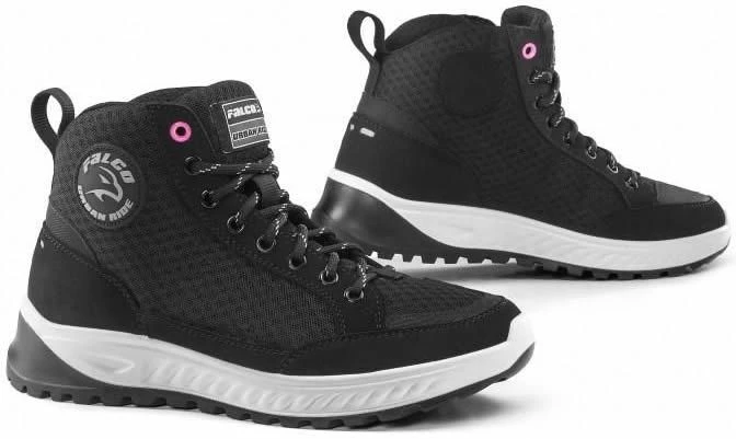 Falco Airforce Ladies Boots - Black/Pink 3 Falco Airforce Ladies Boots - Black/Pink