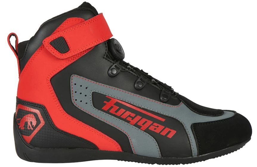 Furygan V4 Easy D3O® Boots - Black/Red 3 Furygan V4 Easy D3O® Boots - Black/Red