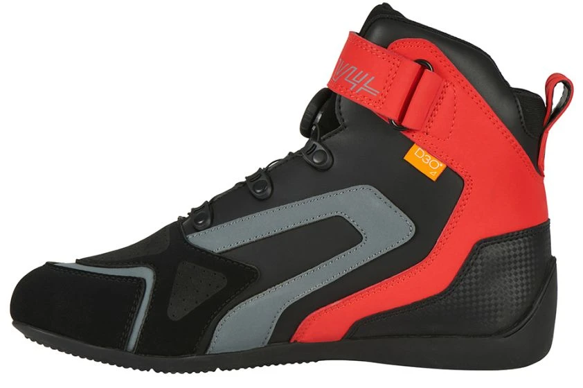Furygan V4 Easy D3O® Boots - Black/Red 4 Furygan V4 Easy D3O® Boots - Black/Red - Image 2