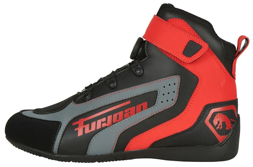 Furygan V4 Easy D3O® Boots - Black/Red 6 Furygan V4 Easy D3O® Boots - Black/Red - Image 4