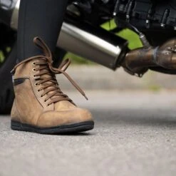 Oxford Kickback Ladies Boots - Brown -Cheap TCX || Sidi || RST Store oxford kickback ws boots brown 7