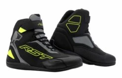 RST Sabre Moto Boots - Black/Grey/Fluo Yellow -Cheap TCX || Sidi || RST Store rst sabre moto wp boots blackfluo 3